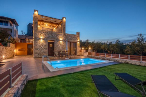 Lithina charm villa with private pool and sea view